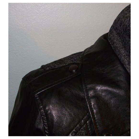 Triple Star Size XL Black Buckle Moto Jacket - Picture 12 of 16